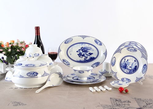 景尊窑景德镇陶瓷 儒家六艺骨瓷餐具，330元品味千年瓷都魅力